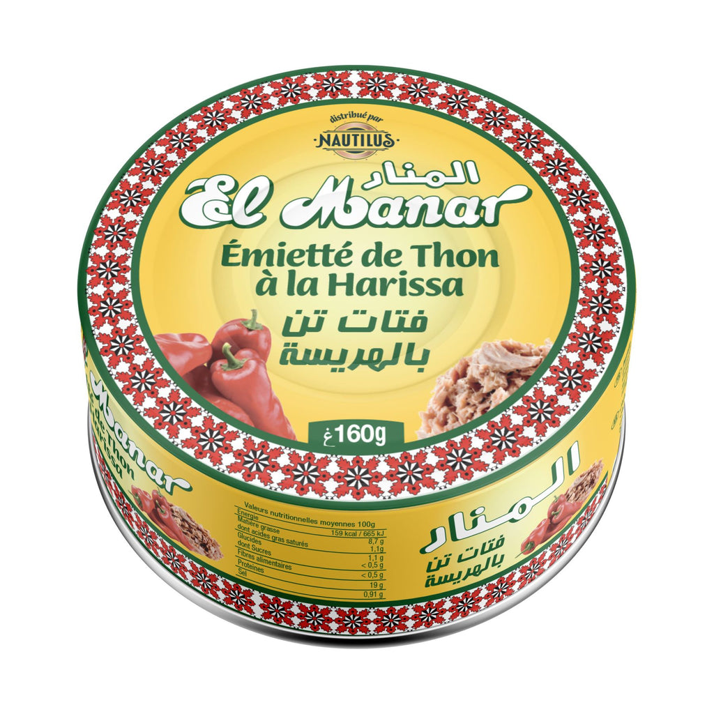 EL MANAR Émietté de Thon à la Harissa 160g