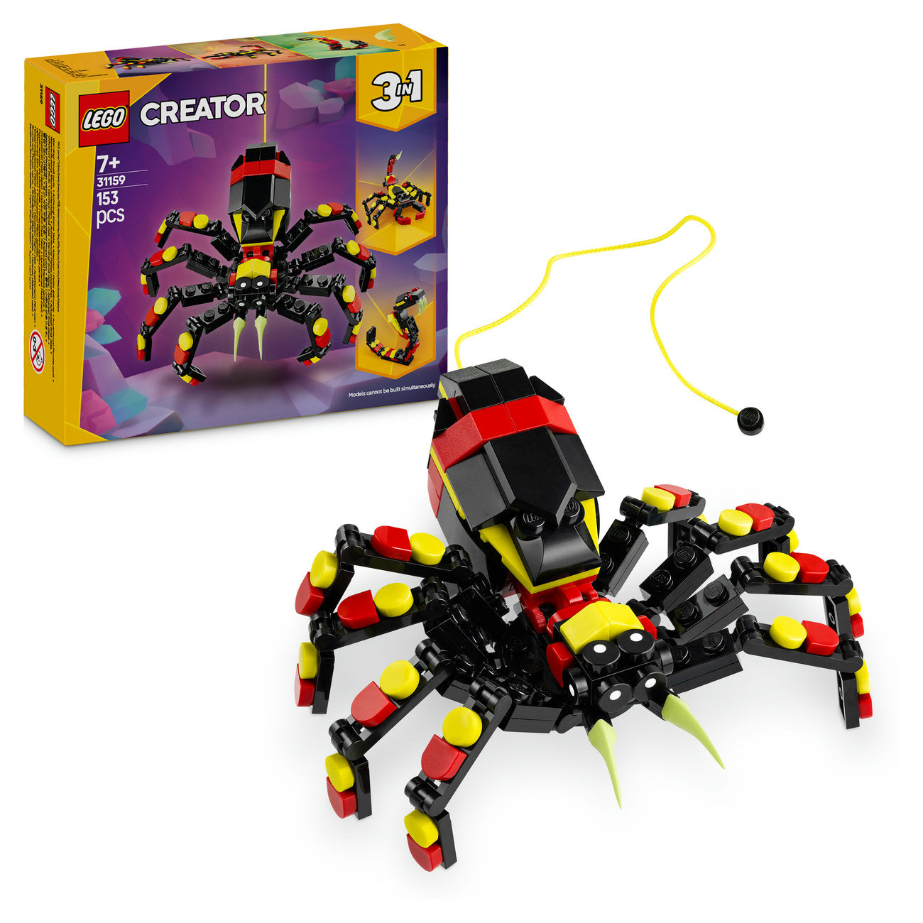 LEGO Creator Animaux Sauvages : Set de Construction Araignée Surprenante