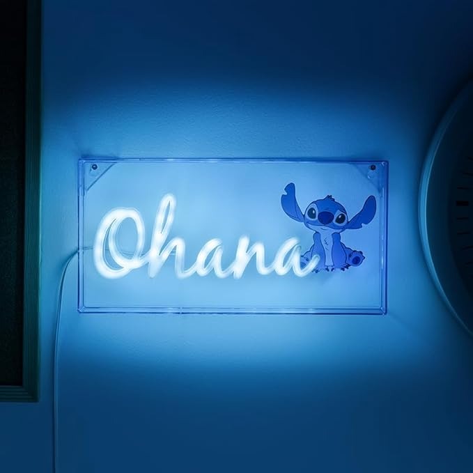 Paladone Lampe néon LED Ohana 15 x 30 cm