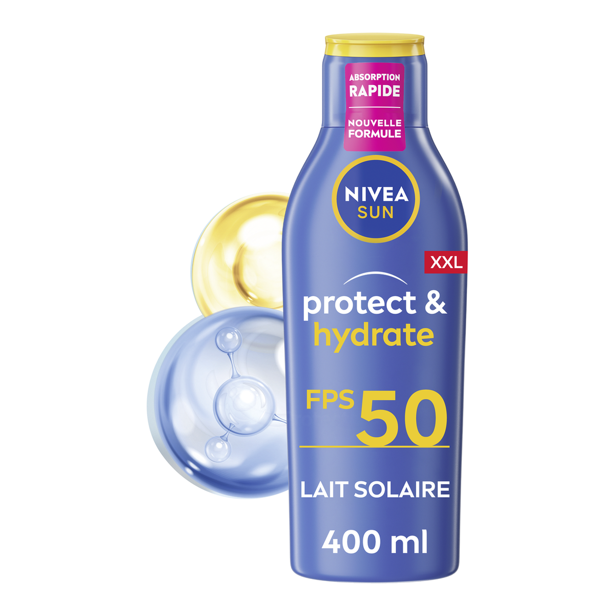 NIVEA SUN Potect & Hydrate Lait protection solaire SPF 50+ - 400 ml