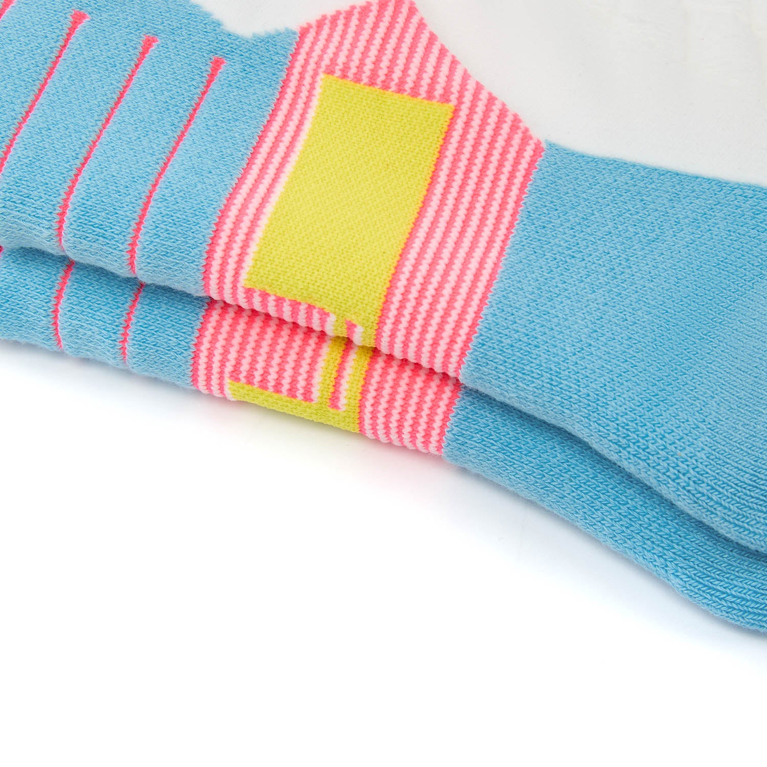 LI-NING Chaussettes mi-longues de basket-ball résistantes, confortables et respirantes blanc/bleu glacier XL