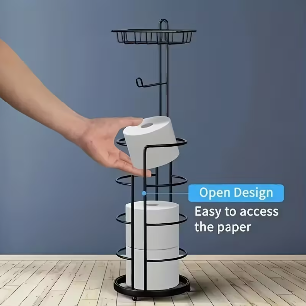 SRD porte-papier essuie-tout sur pied multicouche, modèle A