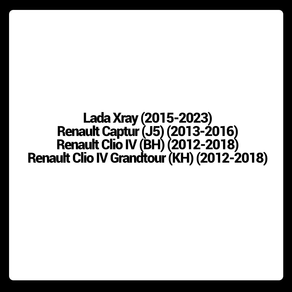 LECIBUBI Essuie-glaces pour Renault Clio IV/Captur I, Lada Xray, équipement d'origine - 650 mm + 350 mm