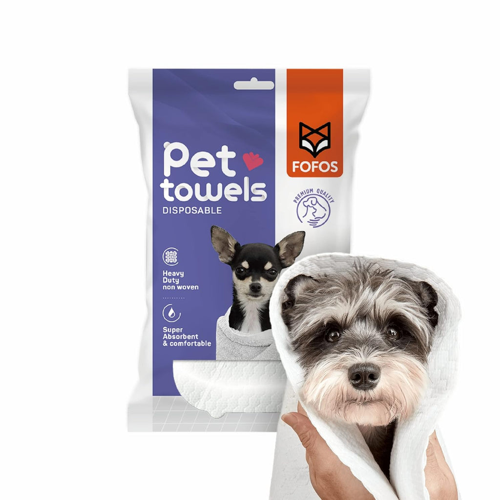 FOFOS Serviettes jetables pour chiens et chats taille L - 80 x 40 cm