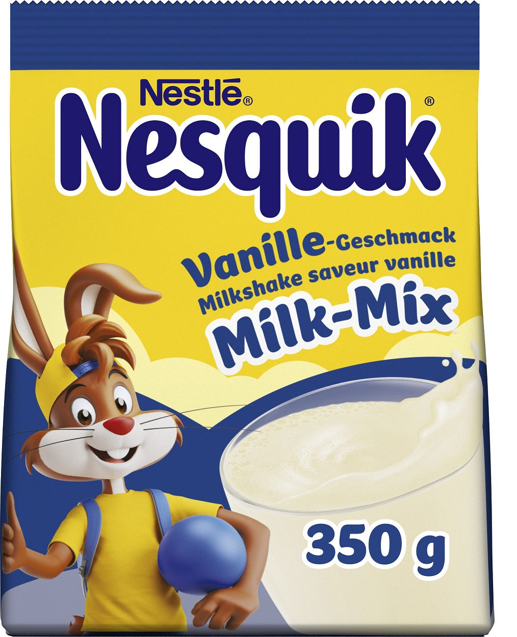Nestlé Nesquik Poudre de Cacao Instantanée Saveur Chocolat et Vanille, 350 g
