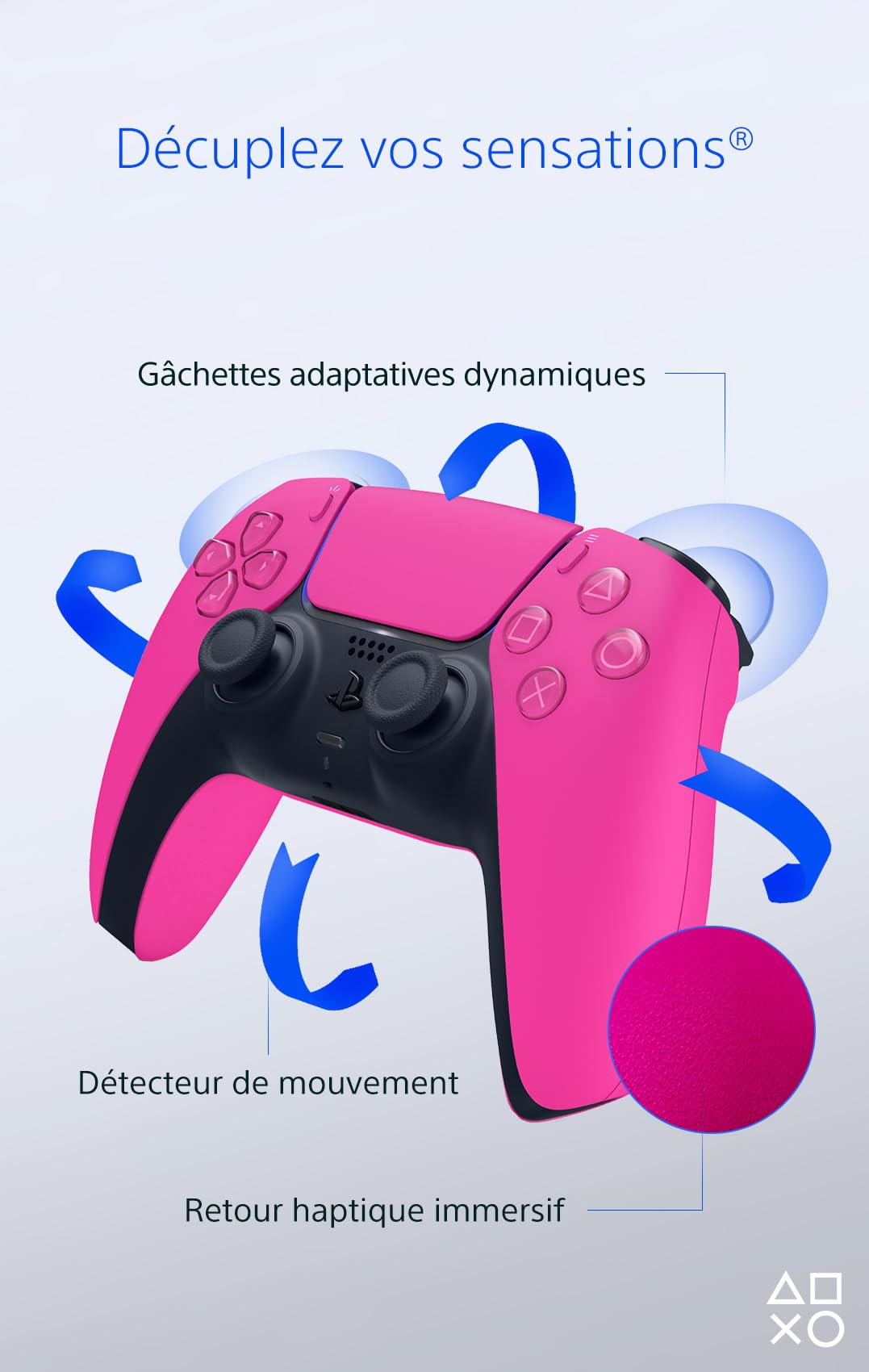 Sony Manette PS5 sans fil Dualsense - Nova Pink