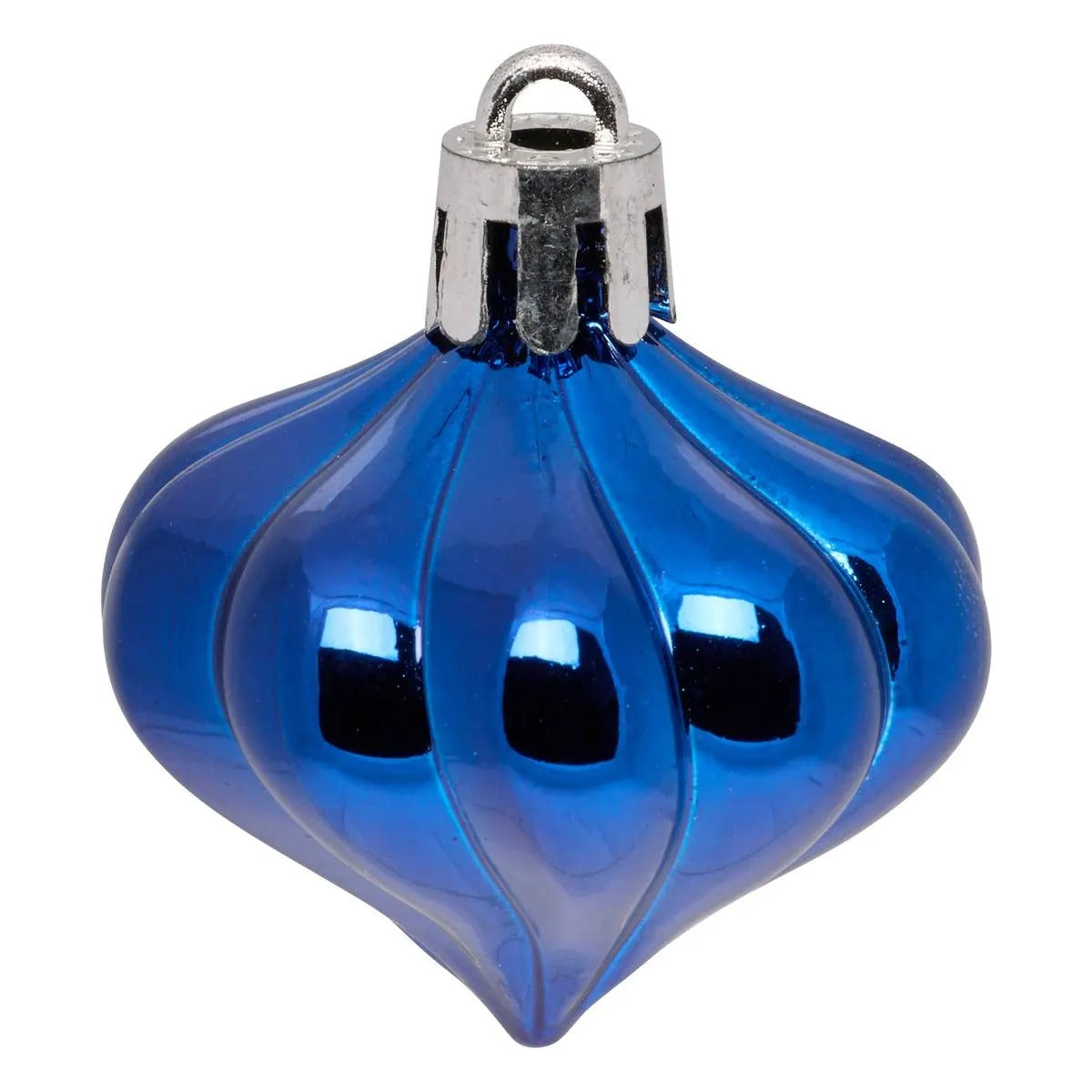 Atmosphera Lot de 18 Boules de Noel Bleu Nuit