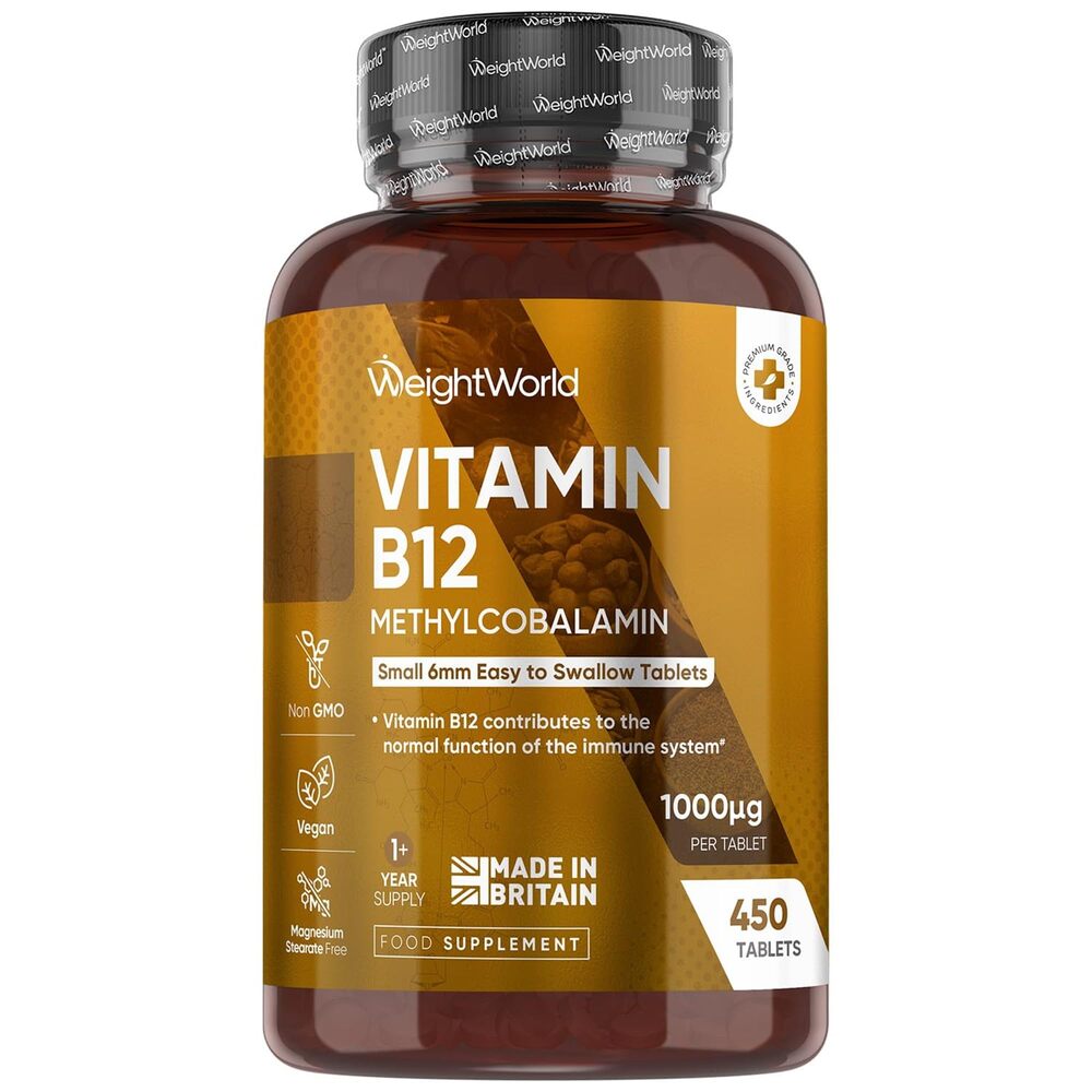 WeightWorld Vitamine B12 (Méthylcobalamine) 1000 µg 450 comprimés
