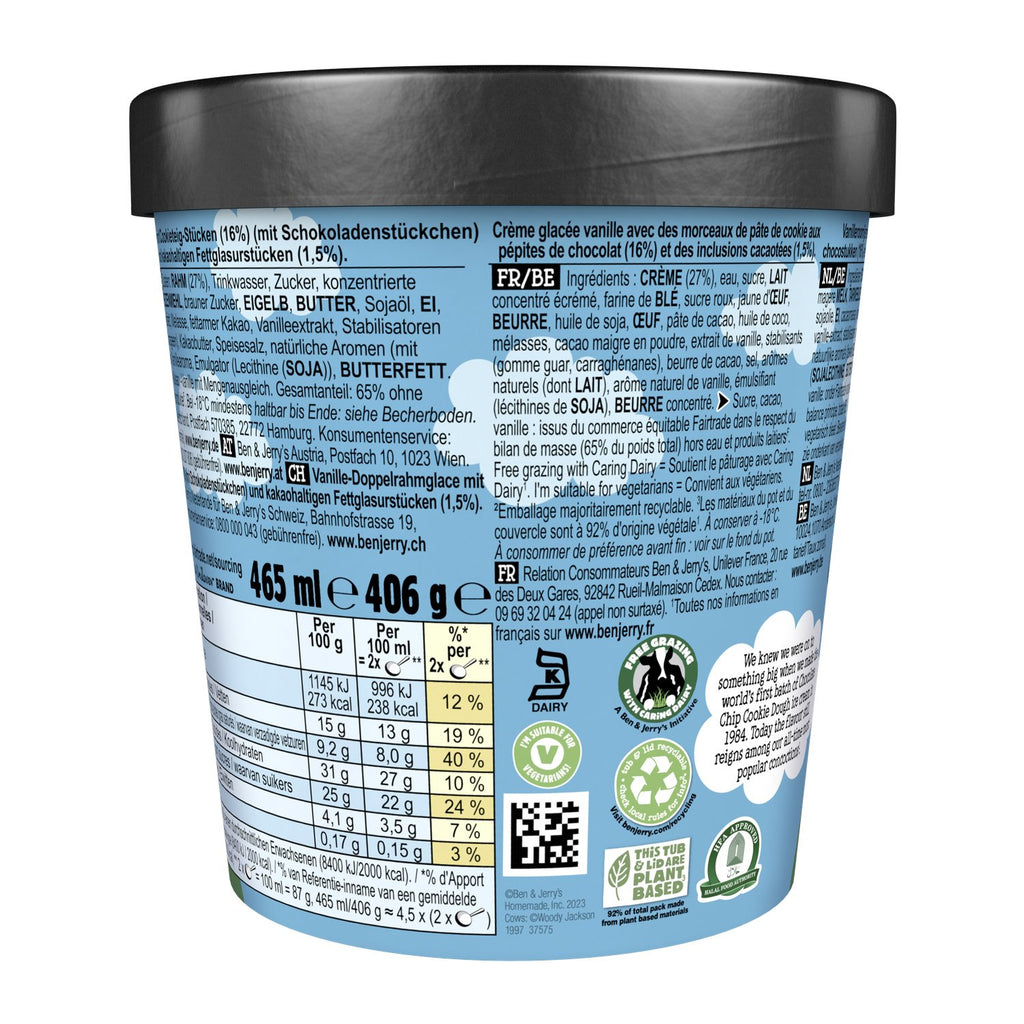 Ben & Jerry's Cookie Dough 465g