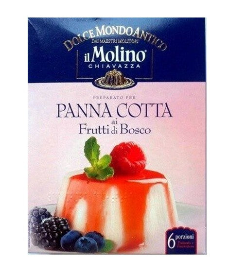 IL MOLINO Préparation pour Panna Cotta aux fruits des bois 90g