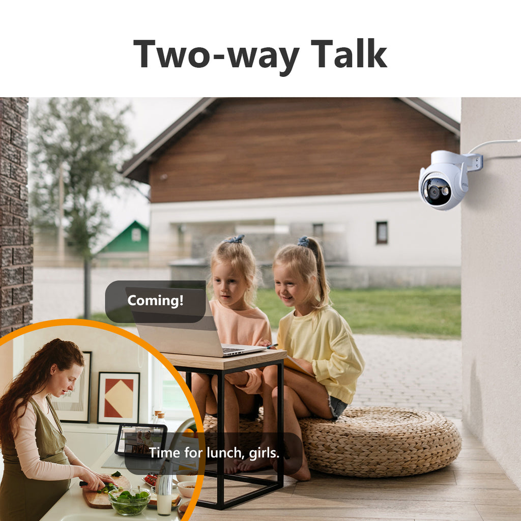 IMOU Cruiser 2 caméra intelligente 5 mégapixels vision nocturne tout en couleur Wi-Fi extérieur communication bidirectionnelle détection par IA des silhouettes humaines et des véhicules IP66