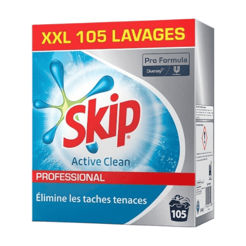 SKIP Lessive en poudre effervescente activateur de lavage 105 lavages 8,4 kg
