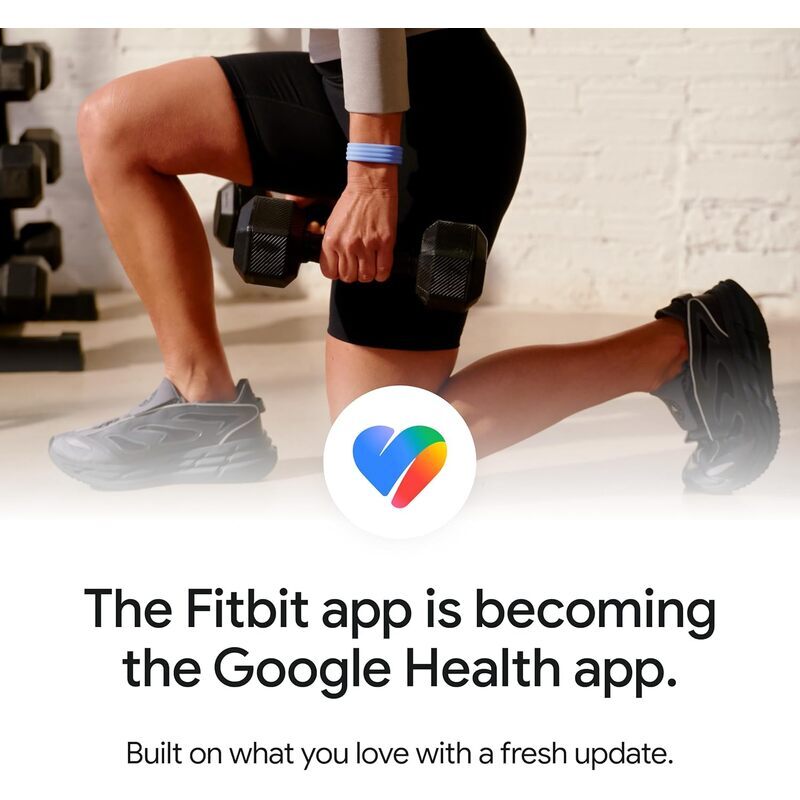 Google Fitbit Charge 6 Tracker d'Activité Inclus un Abonnement Premium de 6 Mois, Autonomie de 7 Jours, Google Wallet et Maps Corail / Or Champagne