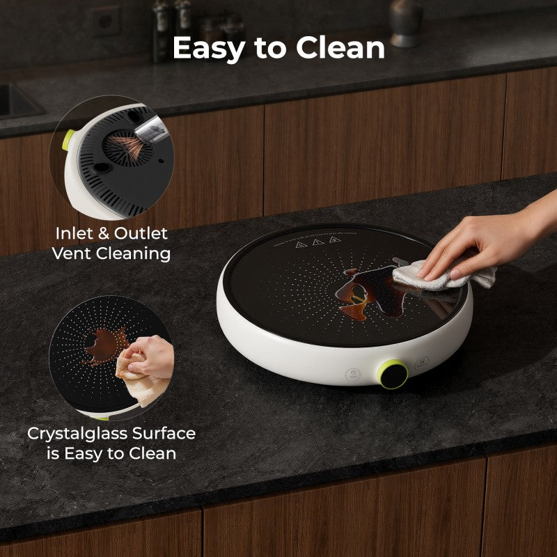 Joyami plaque à induction ronde JCL02M - 220/240 V - 2100 W