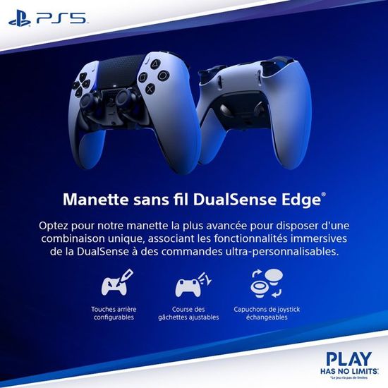 Sony Manette PS5 sans fil Dualsense - Cobalt Blue