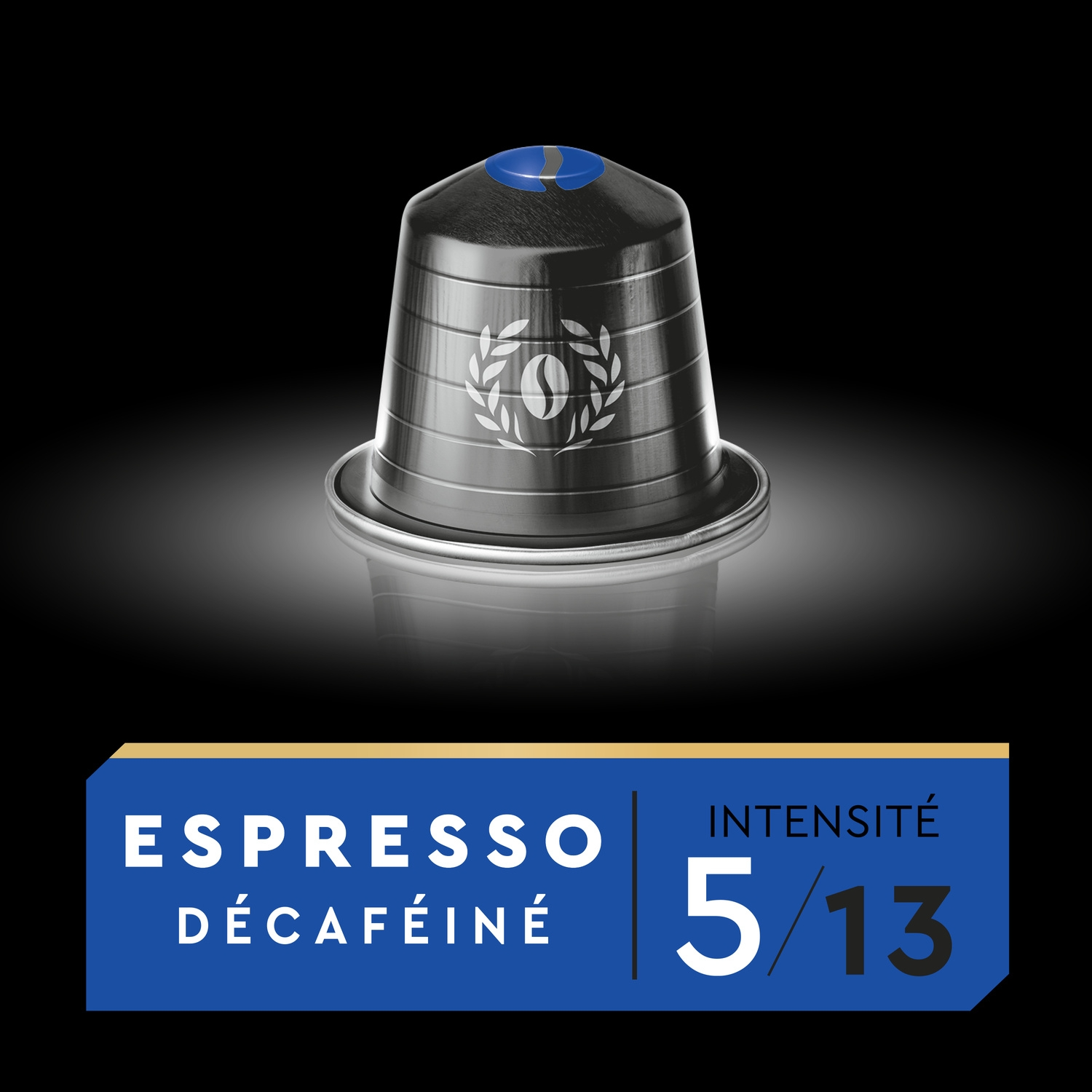 CARTE NOIRE Café espresso décaféiné n° 5 - 10 capsules en aluminium