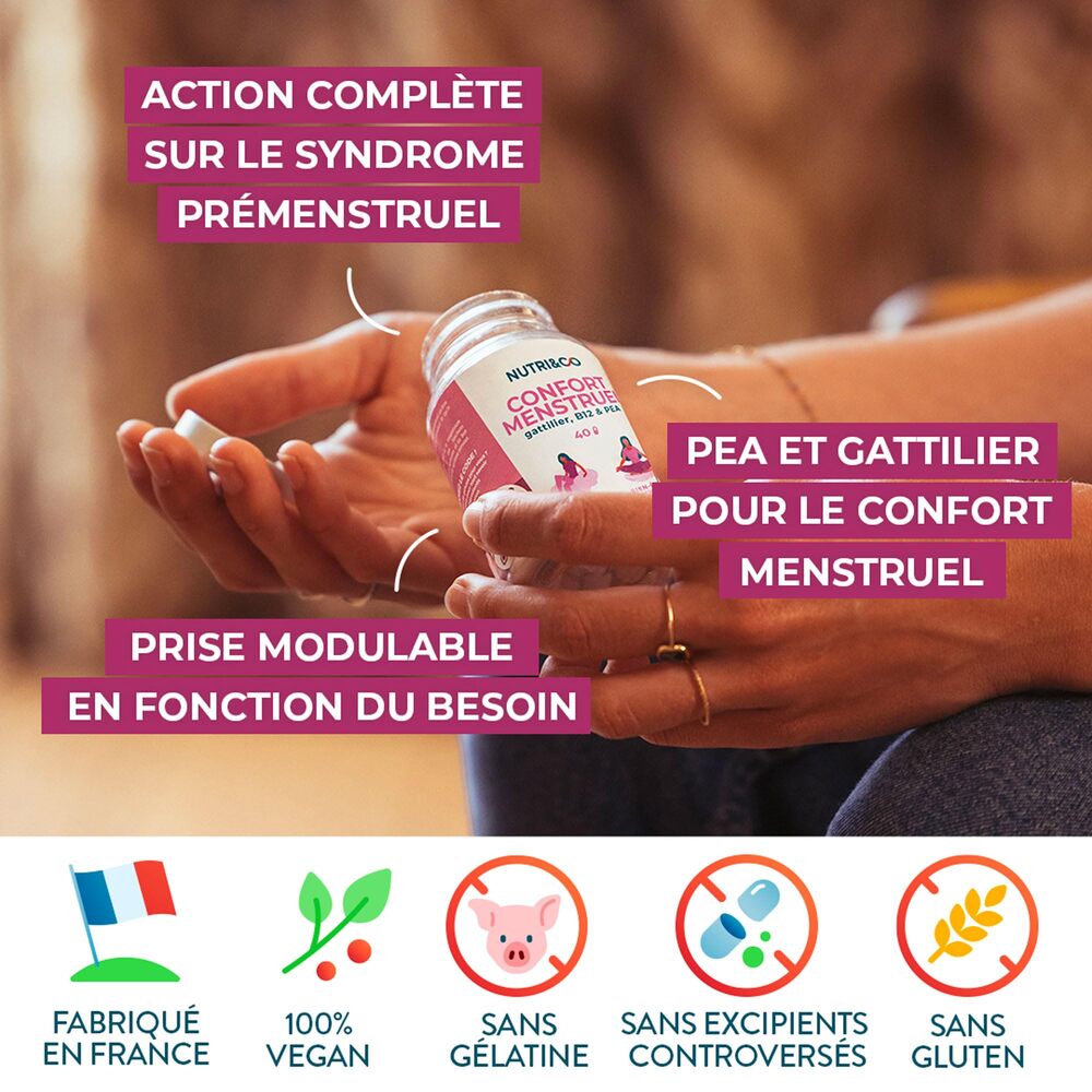 Nutri&Co Confort Menstruel - 40 gélules
