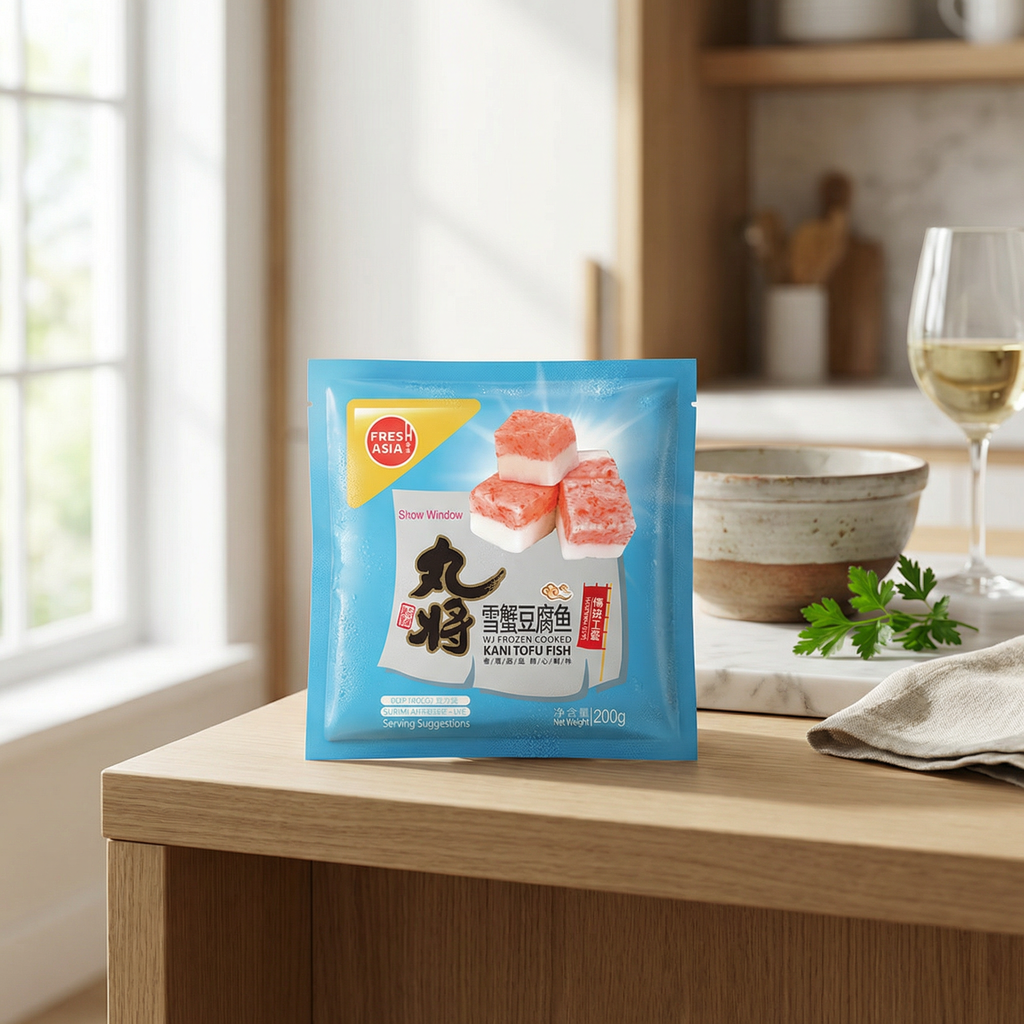 FRESHASIA Wan Jiang Surimi Tofu de poisson - 200 g