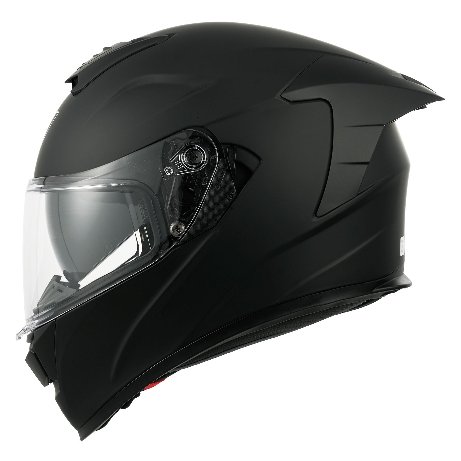 MY-936 Casque de moto intégral, avec visière solaire, approuvé ECE 22.06, unisexe pour hommes et femmes, noir mat, taille XXL