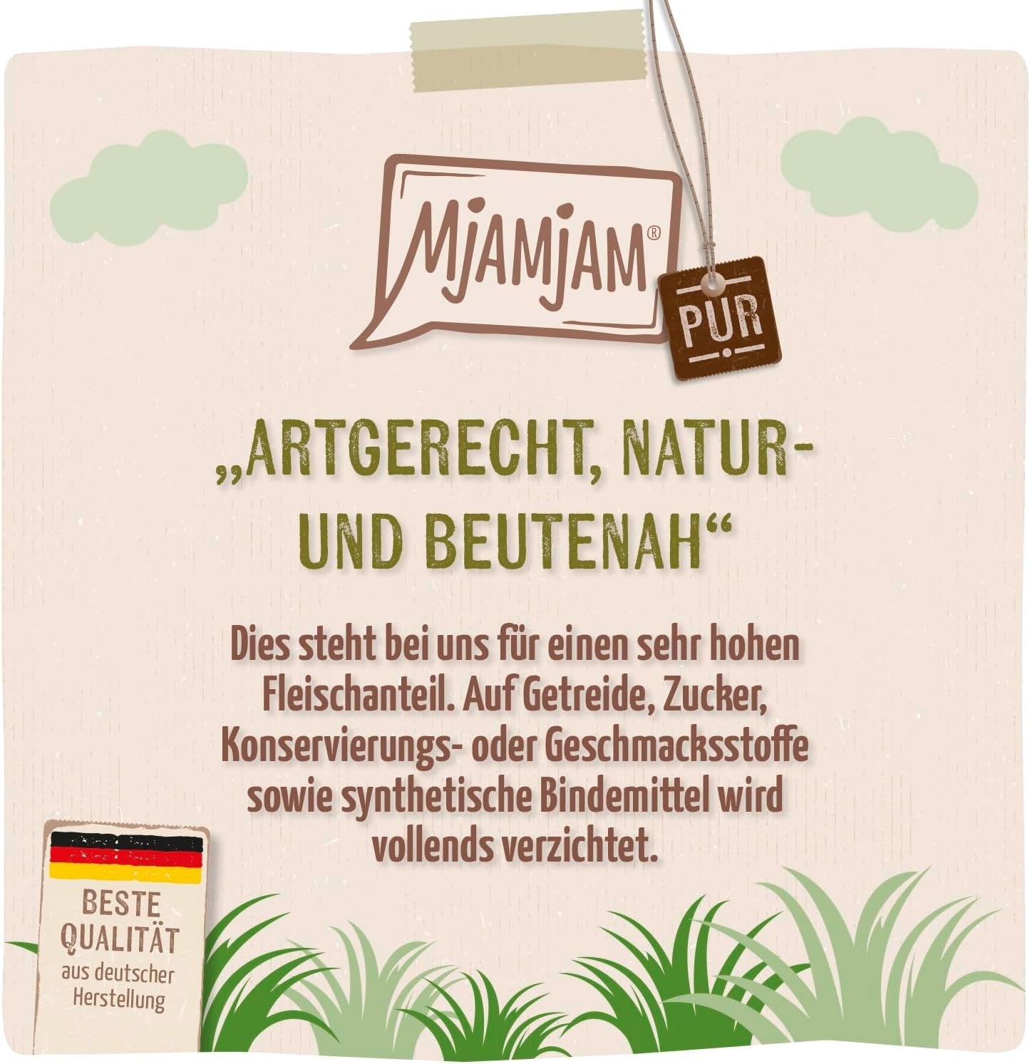 MjAMjAM [Peut être servi frais pour l'été] Aliment humide pur pour chat au buffle - 400 g x 6