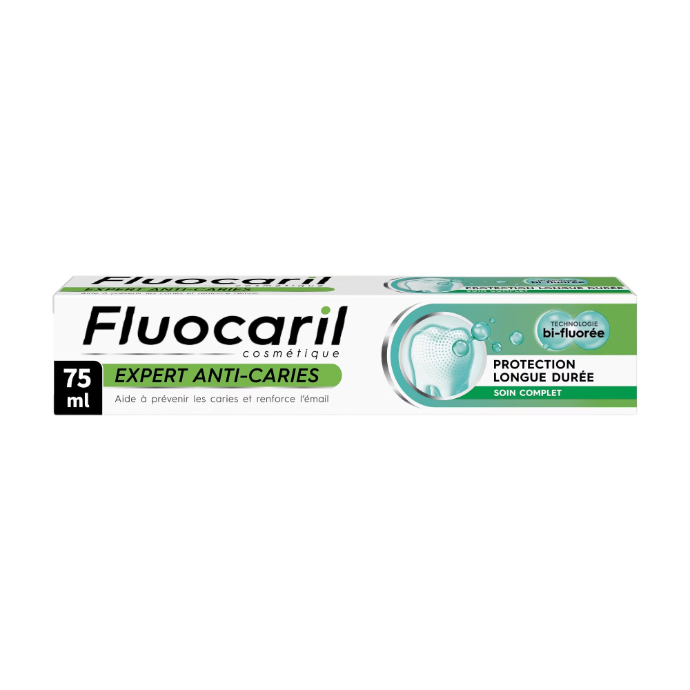Fluocaril Expert Dentifrice Soin Complet Anti-Caries Double Fluor 75 ml