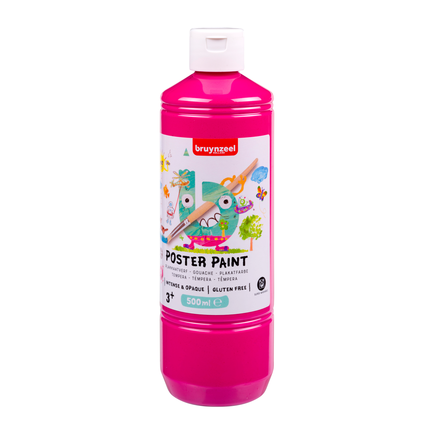 Gouache Bruynzeel 500 ml Rose