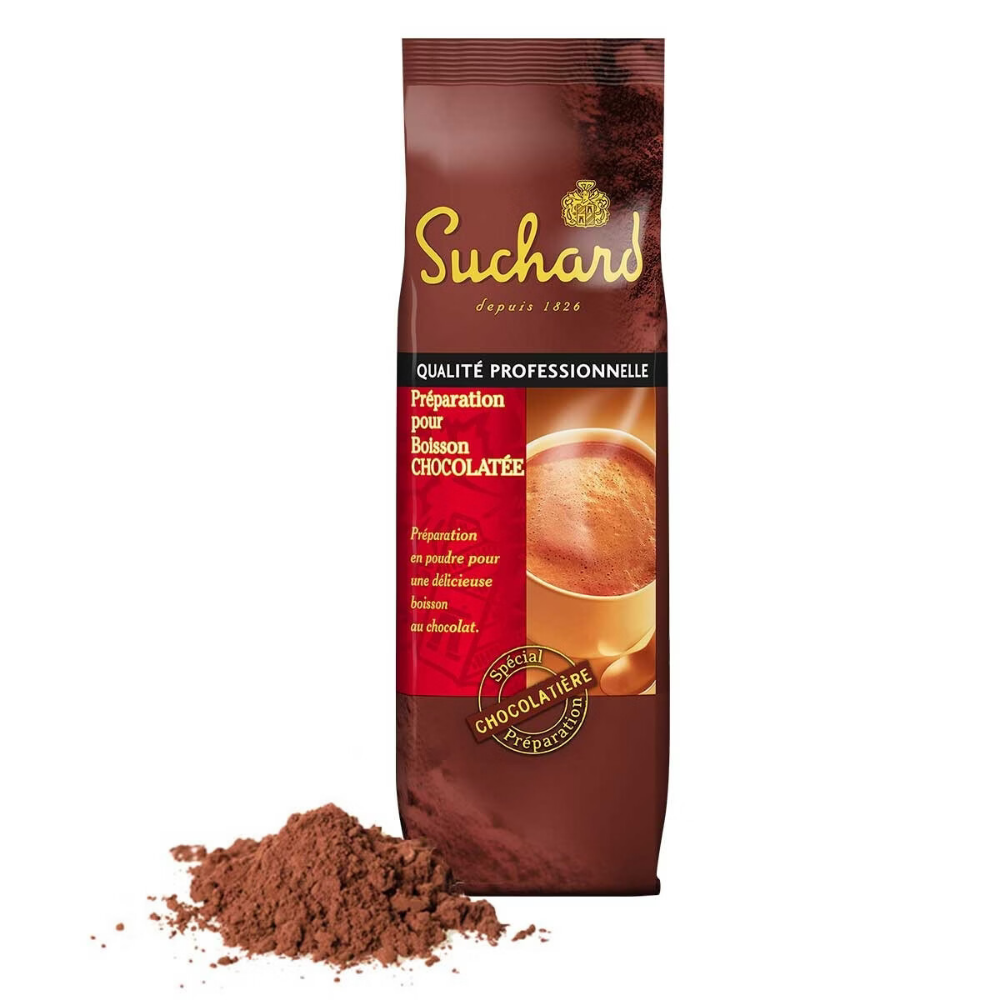 Suchard chocolat chaud instantané en poudre, 20% de cacao, 1 kg