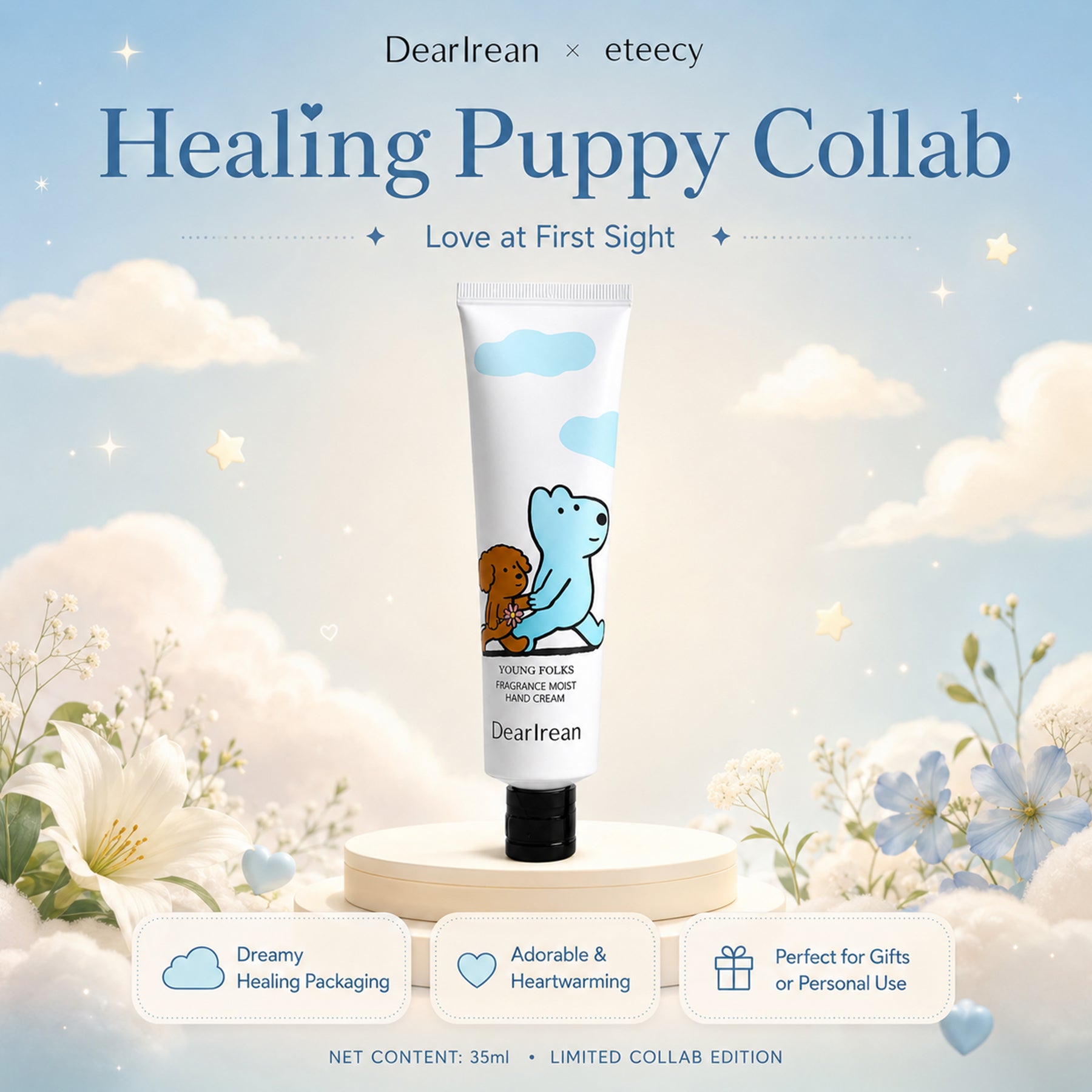 Dear Irean My Boy Crème Mains Nourrissante Parfumée Édition Eteecy 35 ml