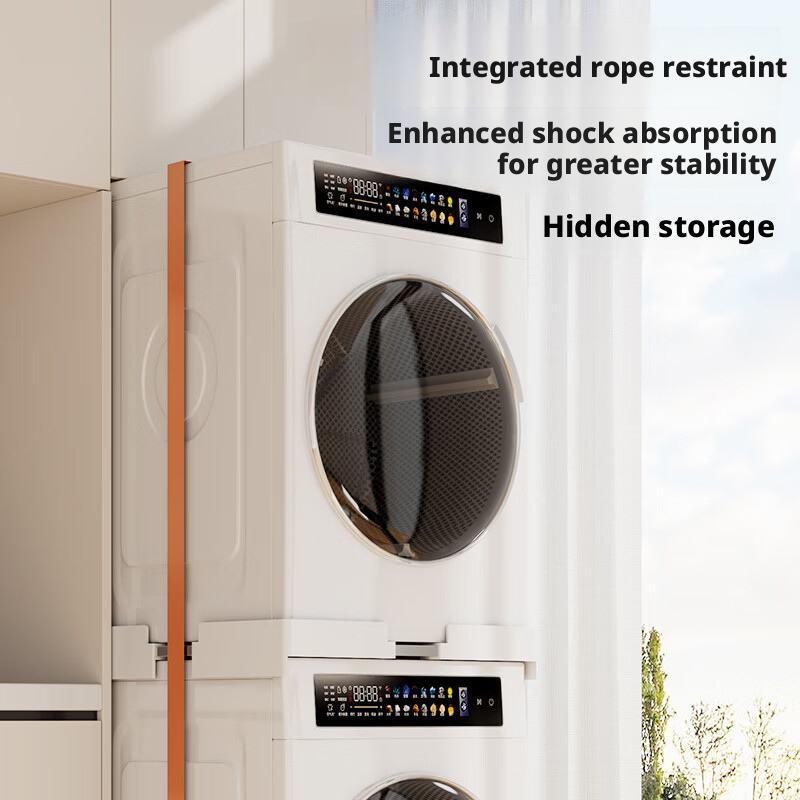 CNTSLNB+ Base de machine + base de superposition pour lave-linge et sèche-linge