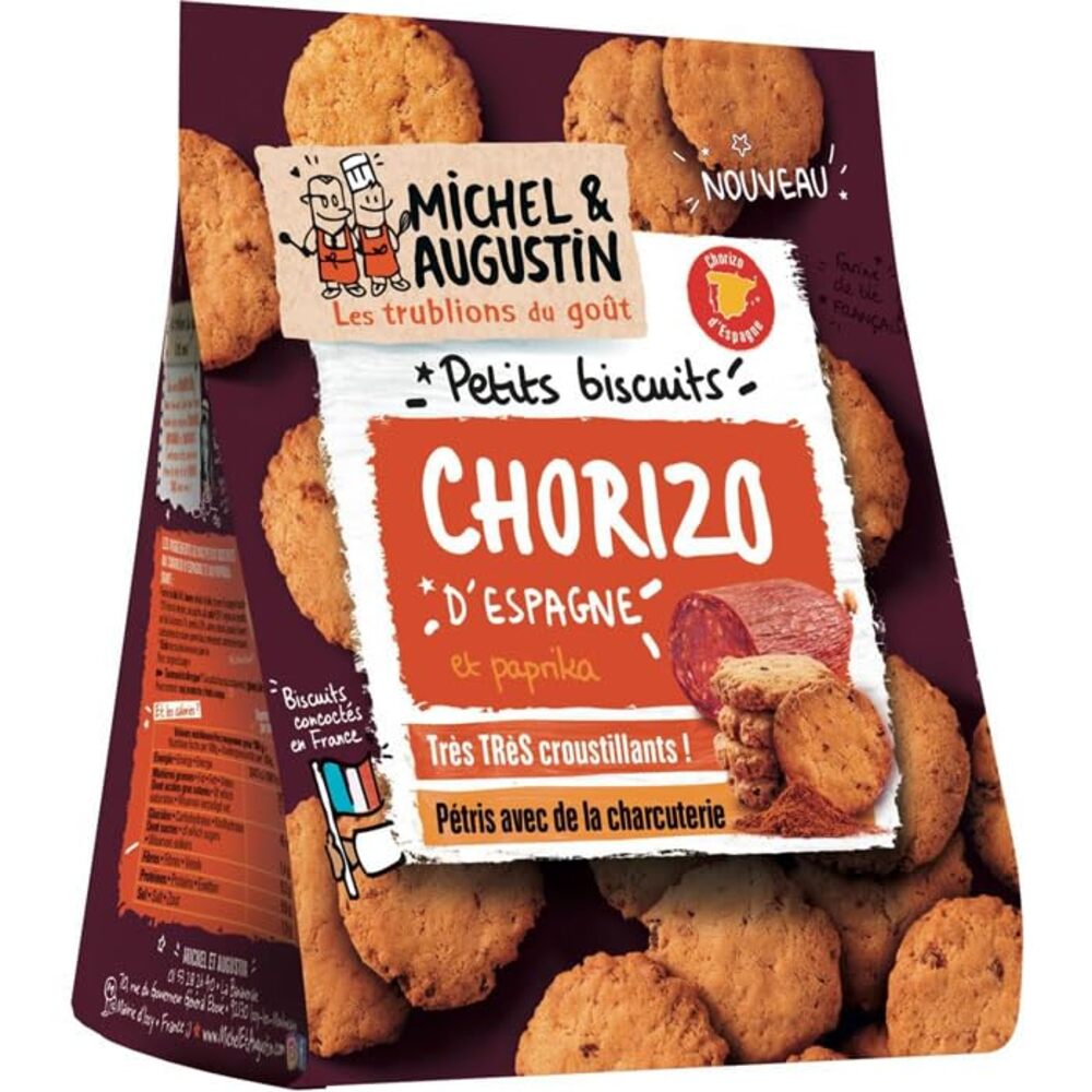 MICHEL ET AUGUSTIN biscuit chorizo paprika 90g