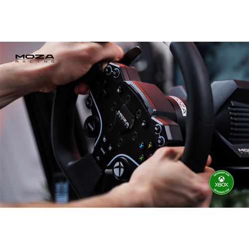 Moza Racing Pack R3 Racing pour Xbox et PC - Inclus Volant de Course, Base de Volant et Pédales