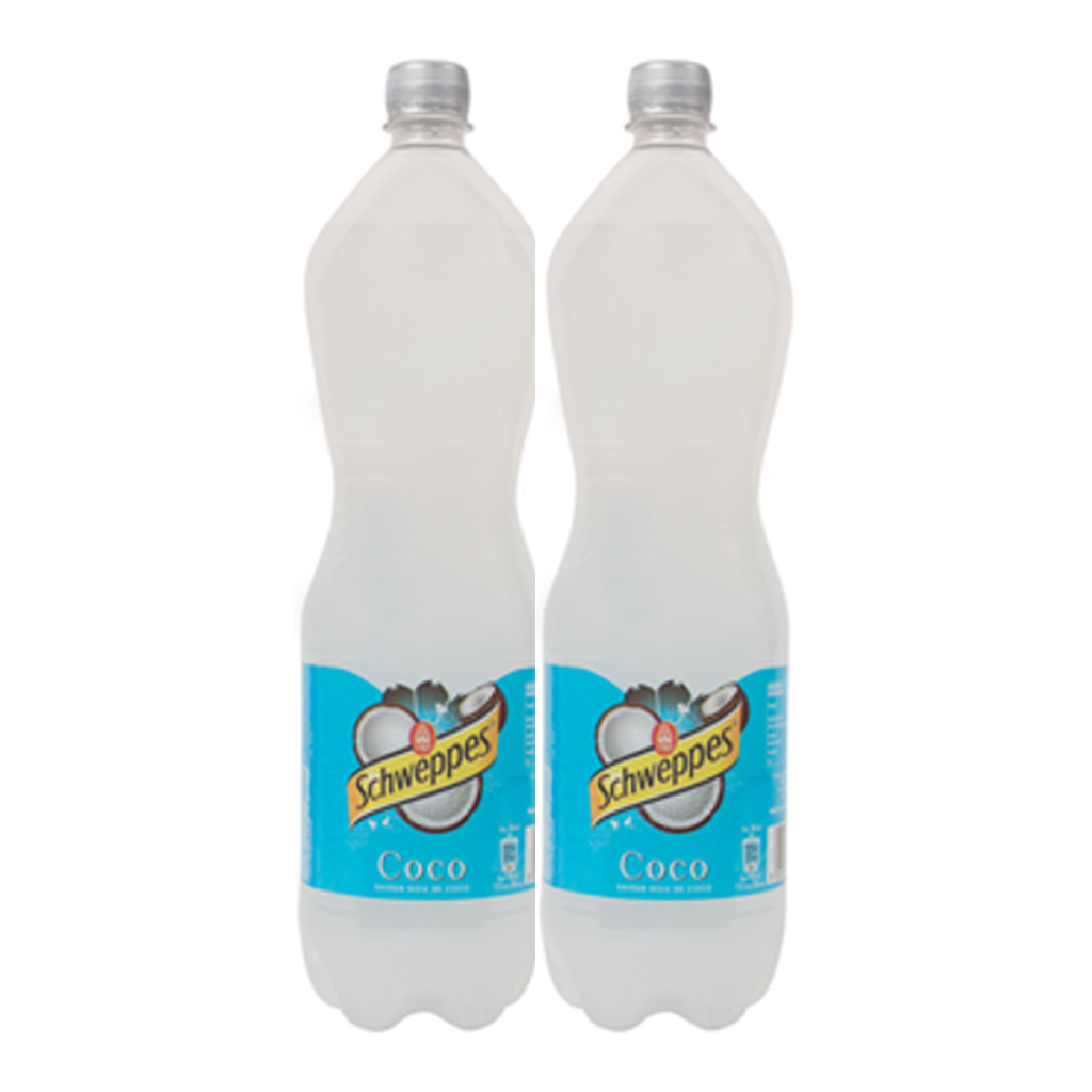 Schweppes Coco Bottle 1.5 L ( Lot de 2)