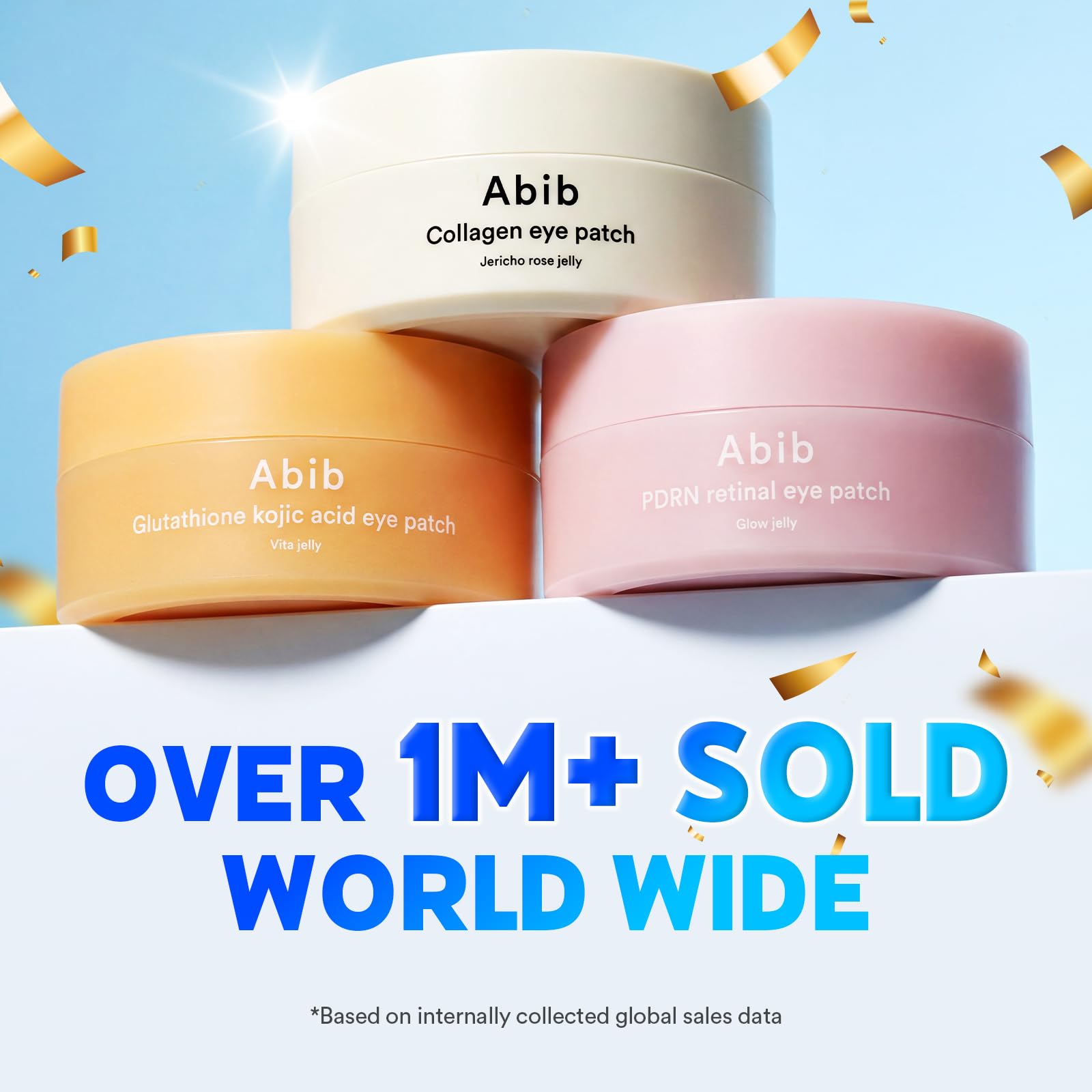 Abib patchs yeux gelée pdrn et rétinal 60 pièces (84g)