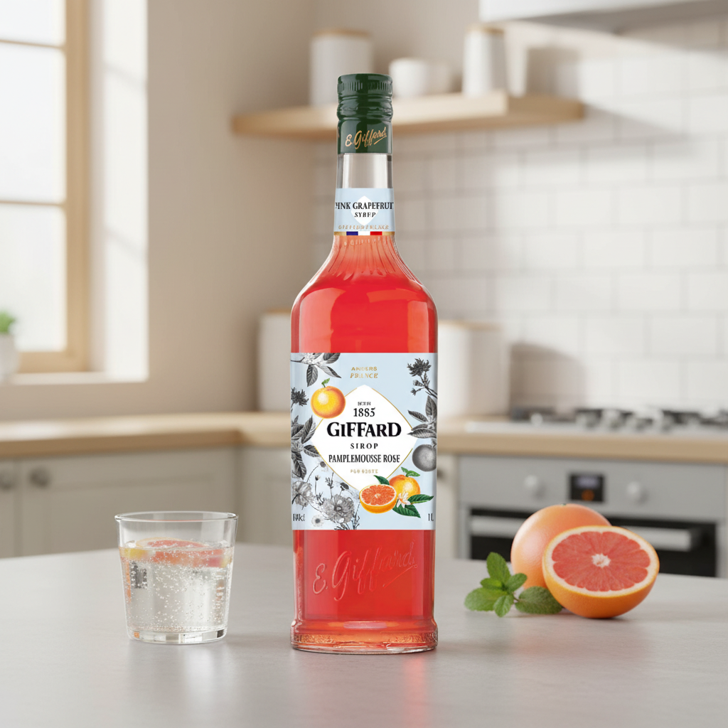 GIFFARD Sirop pamplemousse rose pur sucre - 1 L