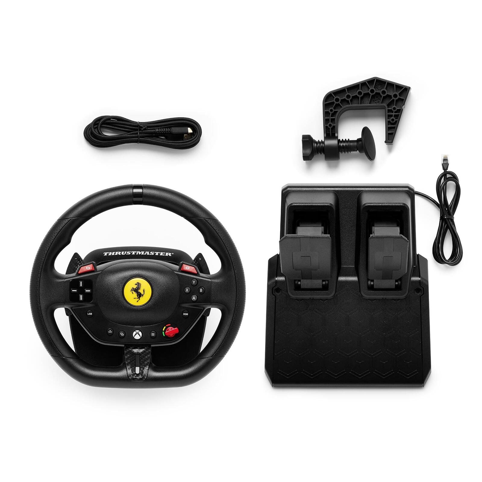 Thrustmaster T98-X Ferrari 296 GTS Volant de course avec pédalier pour Xbox Series X/S/One/PC - Noir