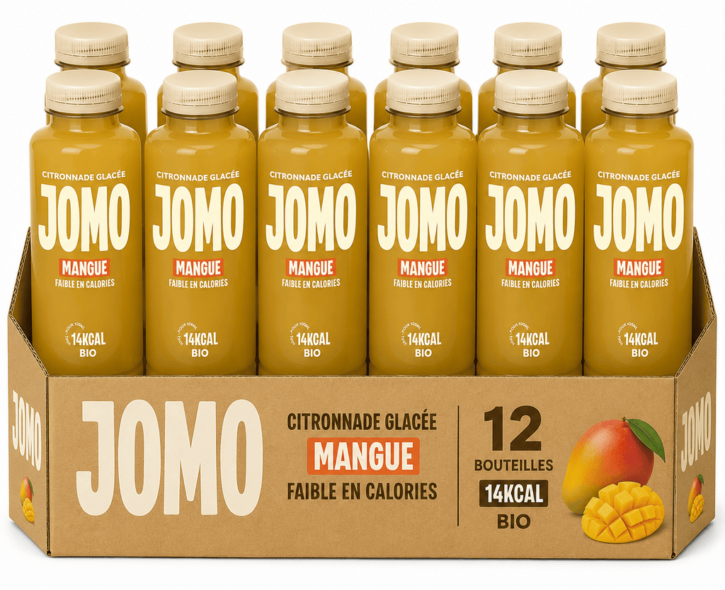 JOMO Citronnade glacée mangue pack de 12x35cl