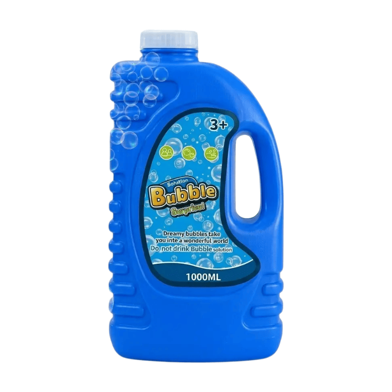 1000 ml Liquide à Bulles Concentré Recharge Universelle - Solution à Bulles Haute Capacité et Rendement Non Toxique Parfaite pour Pistolets à Bulles, Baguettes à Bulles Géantes
