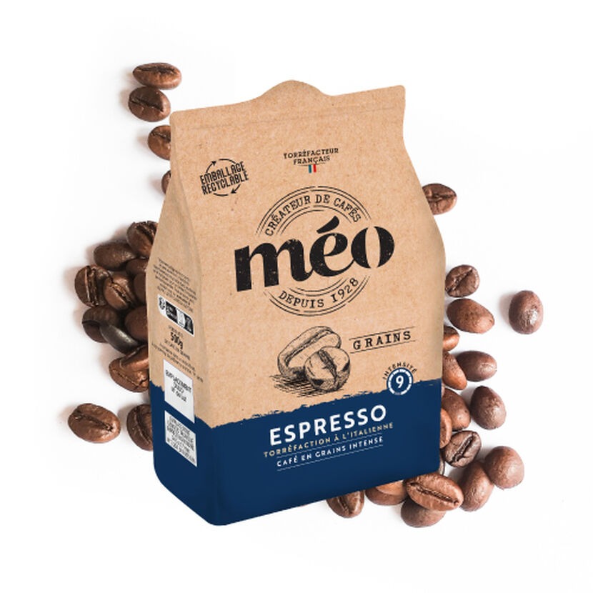 MEO Café en Grains Espresso Intensité 9 500g