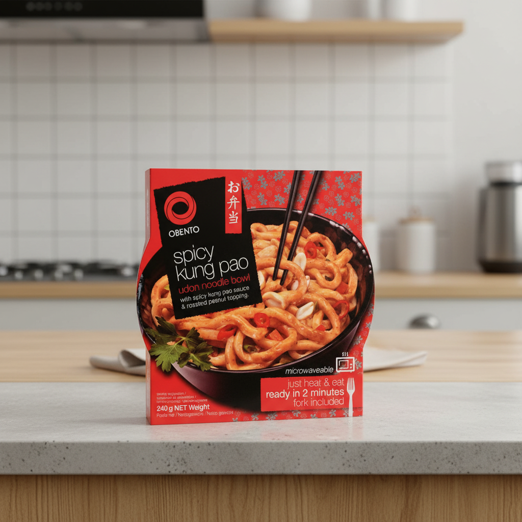 Obento Bol de Nouilles Udon Kung Pao - 240 g