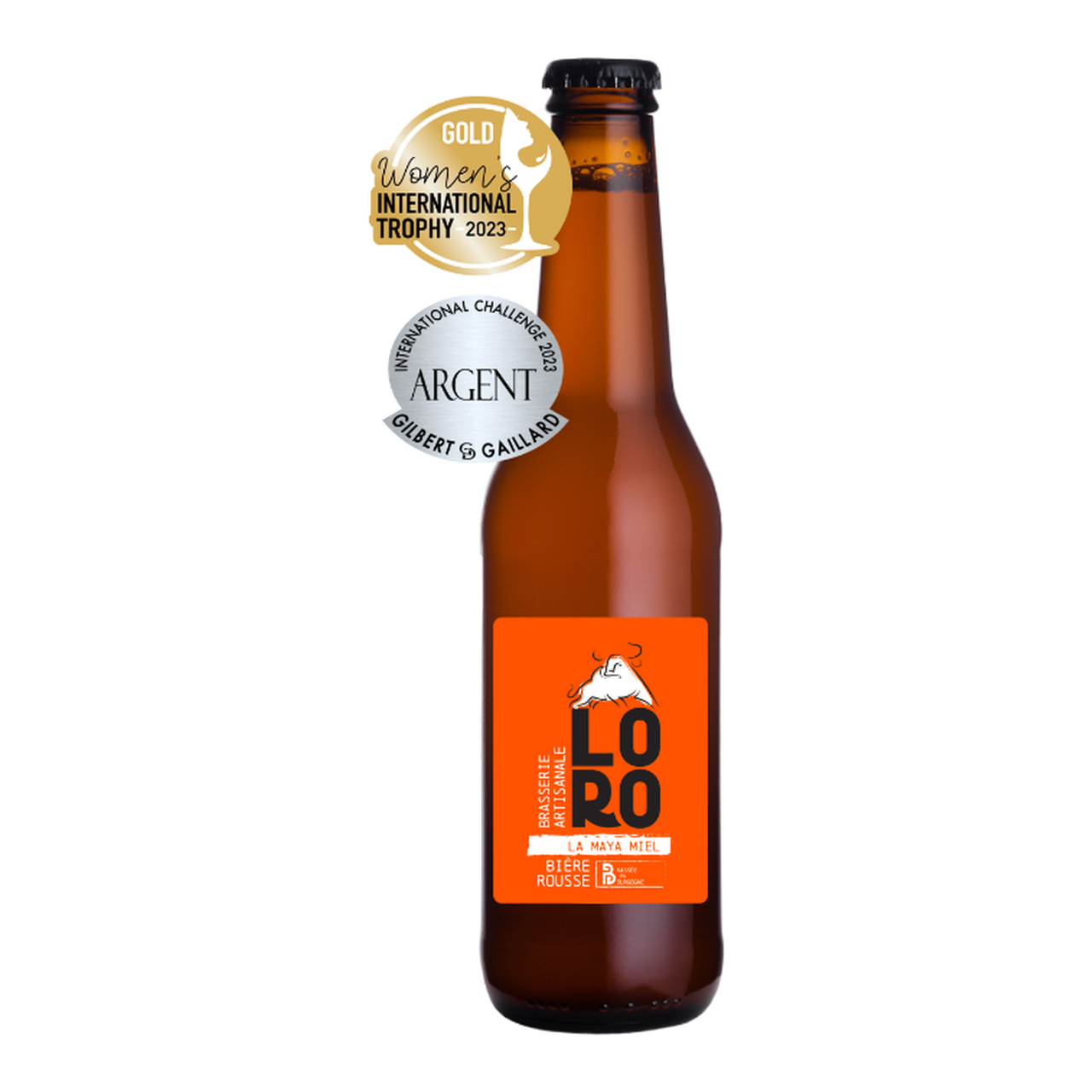 LORO Maya Bière artisanale rousse au miel - 33 cl