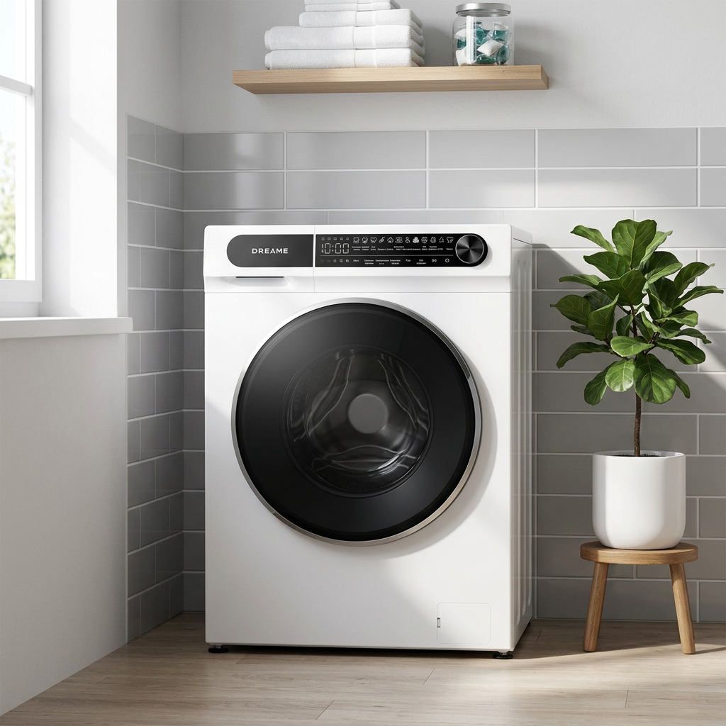 Dreame S DRWASHS8KG Machine à laver, blanc - 8 kg