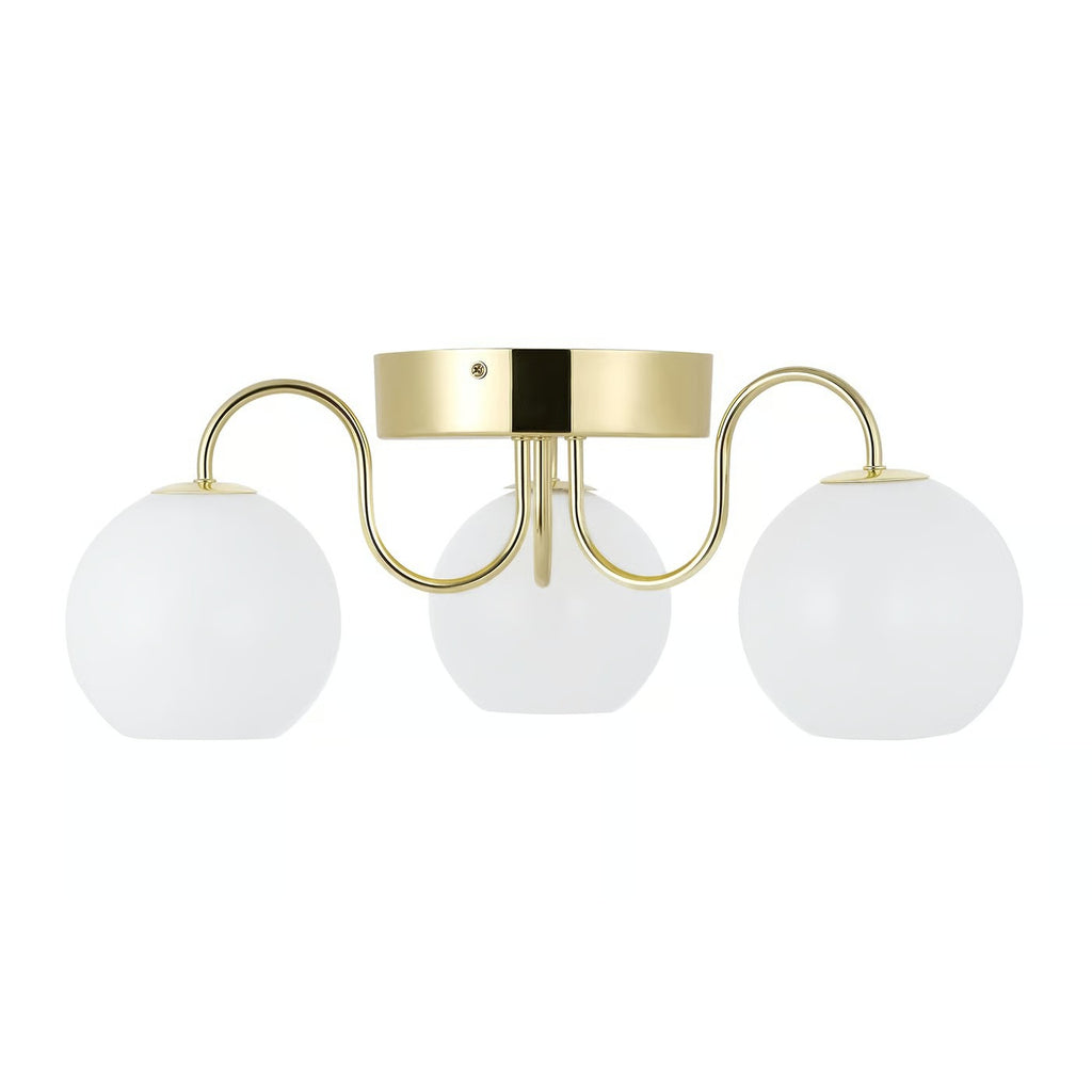 Plafonnier FRANCA métal laiton IP20 E14 - Nordlux, Intérieur