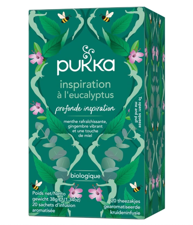 PUKKA Infusion Inspiration à l'eucalyptus - 20 sachets