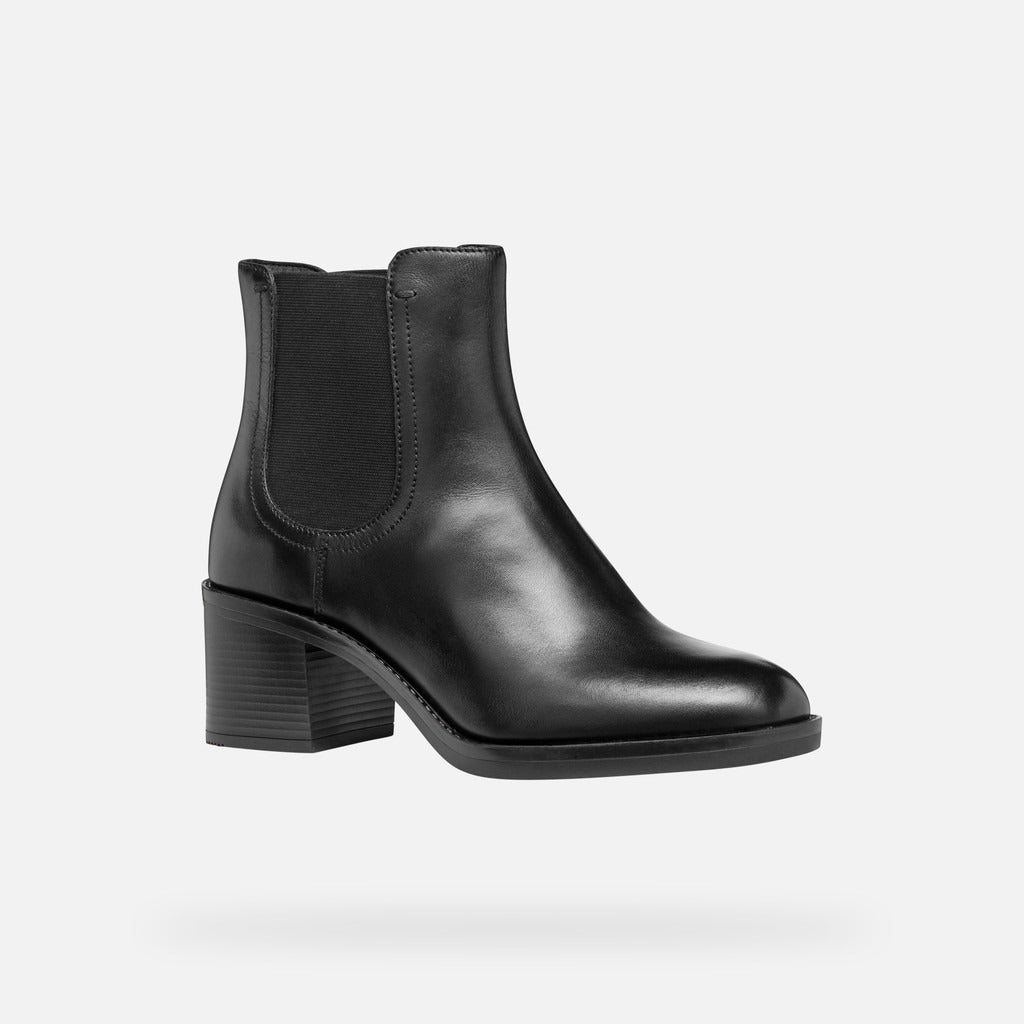 GEOX Serilda 60 Bottines Femme Noir