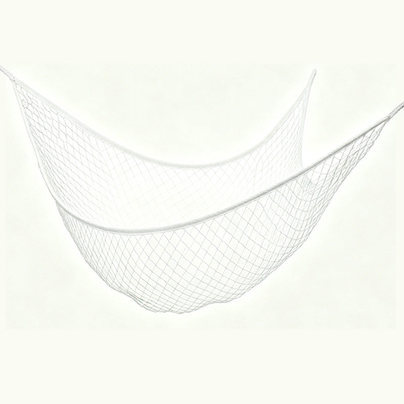 JORDAN&JUDY Filet de rangement pour jouets, hamac de rangement pour peluches, blanc