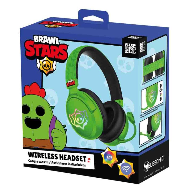Subsonic Brawl Stars Skull Casque Gaming filaire - PS5/PS4/PC/Switch/Xbox
