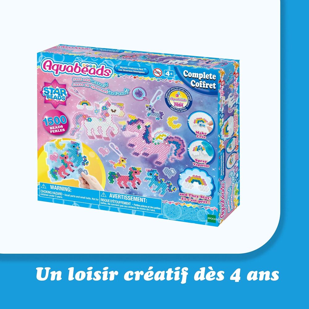 Pack de coffrets Aquabeads licorne mystique