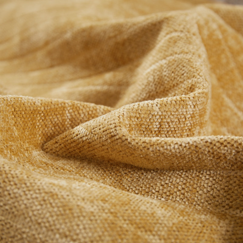MEROPE, Housse de coussin classique en polyester multicolore, 50x50 cm, jaune, 1 pack