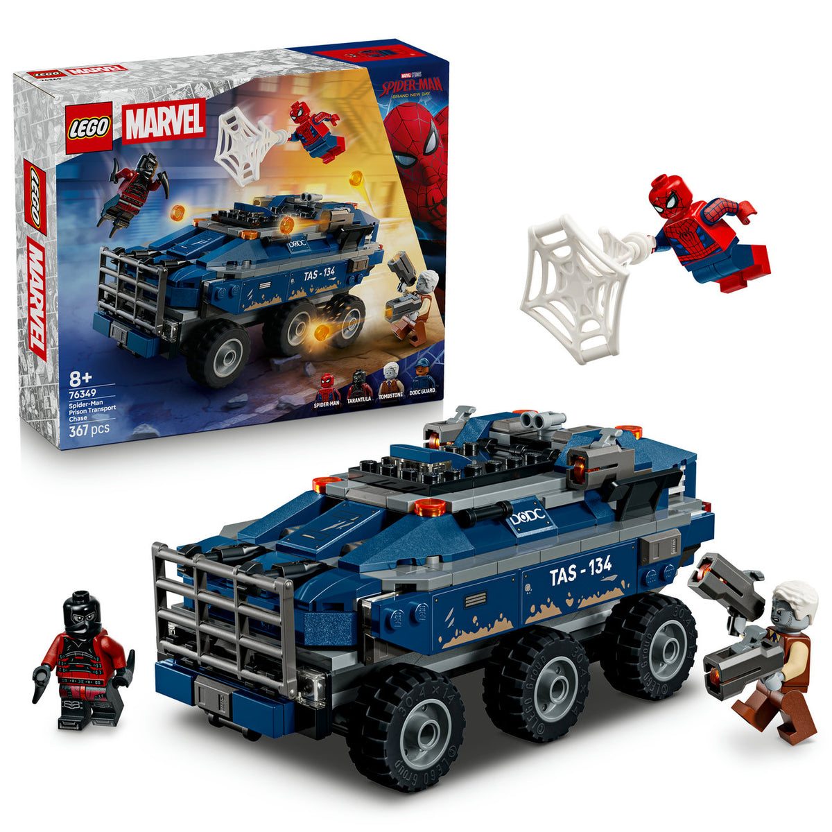 LEGO Super Heroes 76349 La poursuite en prison mobile de Spider-Man