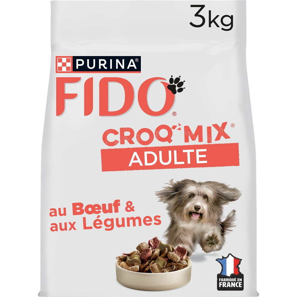 Purina Fido Nourriture pour chien adulte bœuf et légumes 3 kg